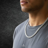 Diamond Cuban Link Stainless Steel Chain