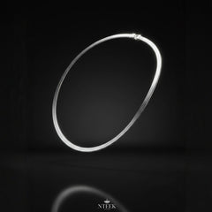 Premium Silver Cuban Link Necklace – 8mm, 24-Inch