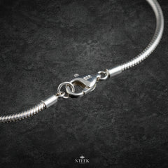 Sleek Stainless Steel Collar Necklace