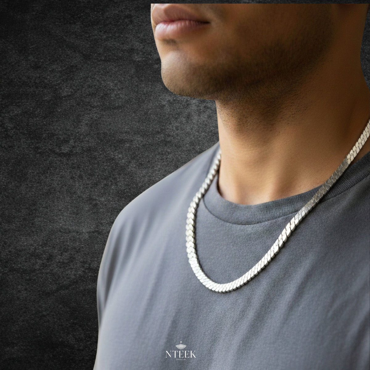 Premium Silver Cuban Link Necklace – 8mm, 24-Inch