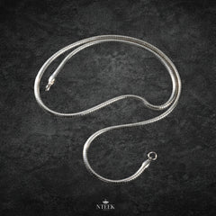 Sleek Stainless Steel Collar Necklace